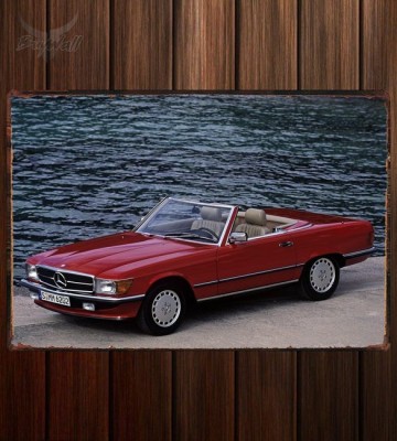 Металлическая табличка Mercedes-Benz SL-Klasse (R107)